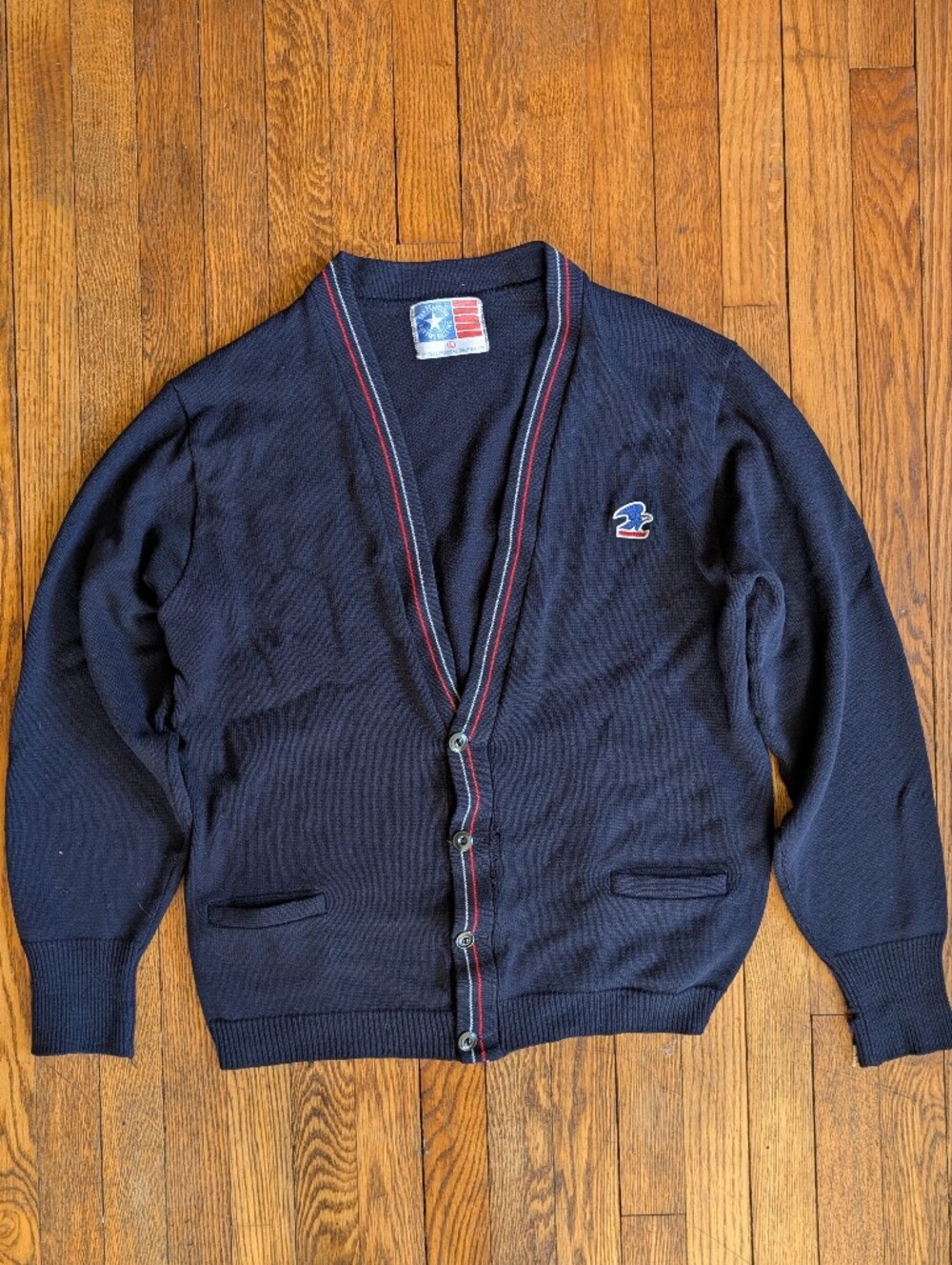 Vintage 90's USPS Postal Service Knit Cardigan
